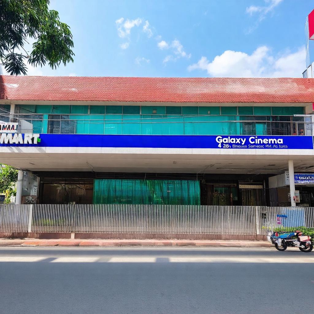 Hinh anh ben ngoai toa nha Co.opmart 478 Dien Bien Phu, Da Nang noi co rap Galaxy.